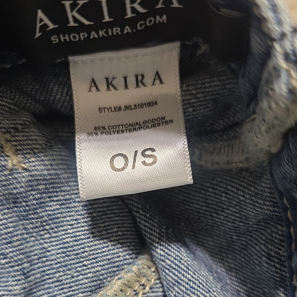 AKIRA Blue Denim Leg Warmer - Picture 3 of 5
